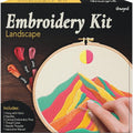 Unwynd Embroidery Kit Landscape for Adults and Beginners,Cross Stitch Craft - style: Pack of 1 - Landscape
