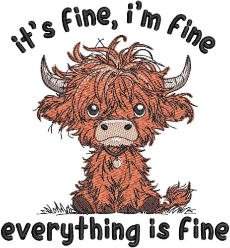 HKLIOPU Stamped Cross Stitch Kits - Highland Cow Embroidery Starter Kit for Adult Beginners, 11CT Needlepoint Cross-Stitch Patterns Dimensions Kit Arts and Crafts 11.8x11.8 inch - color: USL-147