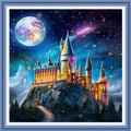 Findvoor Stamped Cross Stitch Kits for Beginners Full Range of Cross Stitching Embroidery Pattern for Adults, 11CT DIY Needlepoint Embroidery Starter Kits-Moon Castle 17.7x17.7 inch - color: StampedKits 27