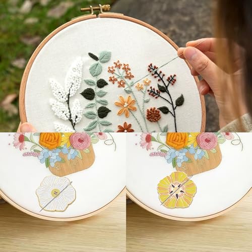 2Pcs Metal Magnetic Needle Minder, Flower Magnetic Needle Keeper, Floral Sewing Holder for Cross Stitch Embroidery Needlework Tools