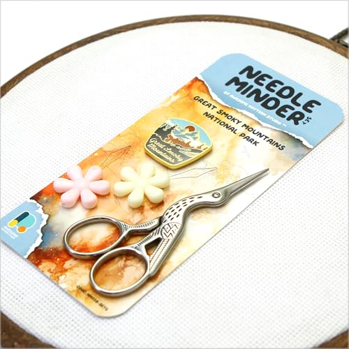 Awesome Pattern Studio National Parks Needle Minder Set (Great Smoky Mountains Classic Design - Set #2) - size: Great Smoky Mountains Classic Design - SET #2
