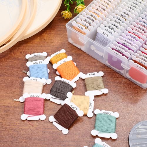 80 Colors Embroidery Thread Set, Friendship Bracelet String Kit with Floss for DIY Sewing, Jewelry Making, and Craft Projects - size: 400.00X0.10X0.10CM