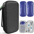 Medineed Custom-Fit Travel Case for 2 Zepbound Pen, TSA Approved - color: Black-Big