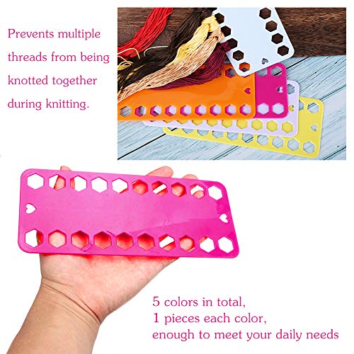 5 Pcs Embroidery Floss Organizer Cross Stitch Thread Holder Floss Bobbin