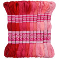 12 Skeins Embroidery Floss, Red Series 105 Yards Embroidery Thread - color: Red Series