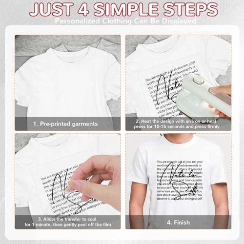 16Pcs Positive Quote Dtf Transfers Ready to Press Note to Self Iron on Transfers for Tshirts Motivational Transfer Vinyl Stickers for Clothing Pillows Bag DIY Crafts - color: Positive