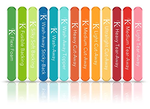 Kimberbell Wash Away - Water Soluble Machine Embroidery Stabilizer, 20x10 Yd Roll - Washes Out Completely Leaving No Residue - Sewing, Quilting, Piecing Projects, Appliques, Lace, Crafting & More!