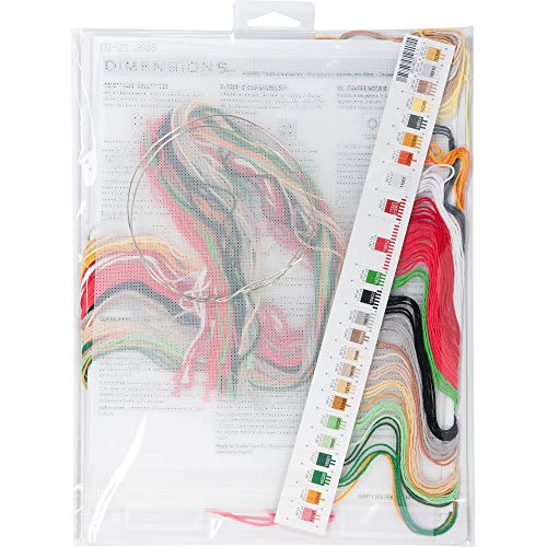 Dimensions Holiday Truck Ornaments Counted Cross Stitch Kit, Set of 4 - color: Holiday Truck