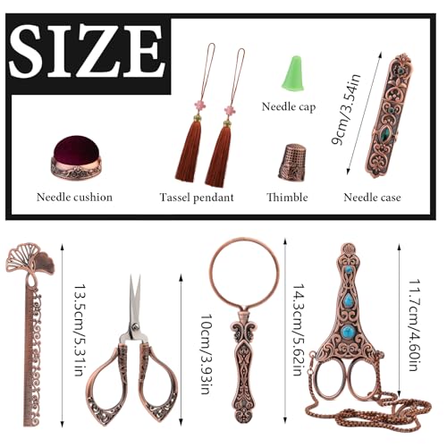 Wonvoc Embroidery Scissor Kit, Vintage Embroidery Scissors Set