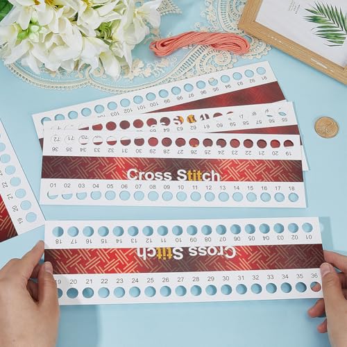 24Pcs 3 Styles 36 Positions White Paper Embroidery Floss Holder Organizer Cards Cross Stitch Thread Holders Bobbins Winding Plate Board Card Tool Bulk for Crafts DIY Sewing Storage Supplies