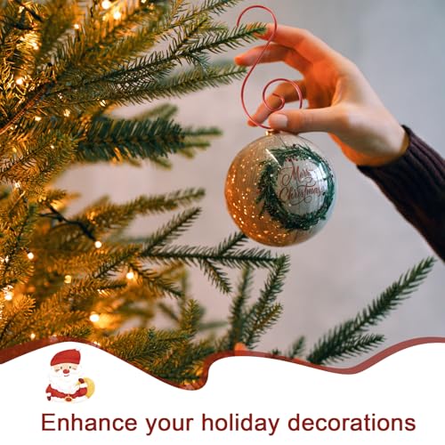 80 Pcs Stainless Steel Christmas Ornament Hooks - S Hooks for Holding Christmas Balls, Green and Red - color: Green Red