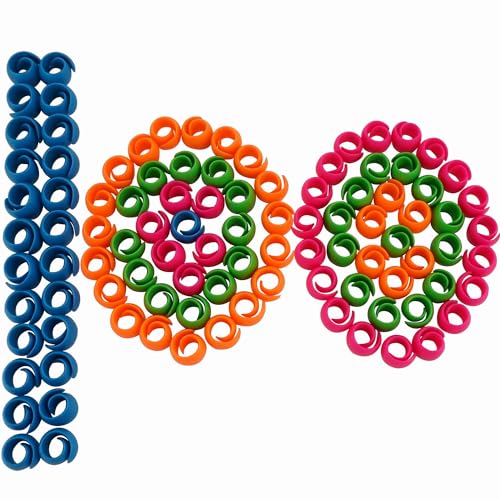 New Brothread 100pcs Thread Spool Huggers - color: Multi-color 100