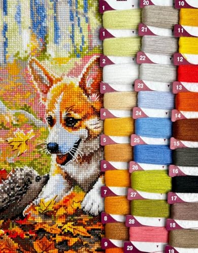 RIOLIS 2303 Meeting in the Forest Counted Cross Stitch Kit 8.25 x 11.75 in - style: Meeting in the Forest 2303