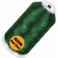 New brothread 4000M Huge Spool Embroidery Machine Thread - Deep Green - color: Deep Green