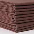 10 Pieces 18 x 21 Inches Cotton Fabric Precut Quilting Fabric Bundles Solid Colors Layer Cakes Quilt Material for DIY Craft Sewing Embroidery (Brown) - color: Brown