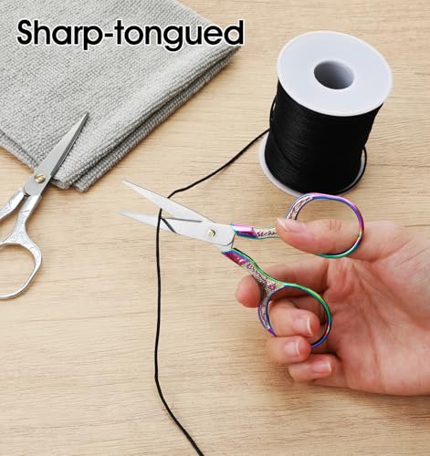 2 Pcs Crochet Scissors, Small Fabric Scissors for Crocheting