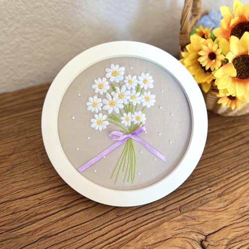Beginner Embroidery Kit for Adults and Kids with Step by Step Instructions