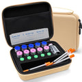 Peptide Case for Fridge Bac Water for Peptides for 3ml 5ml 10ml 30ml Vials - color: Gold-15×(1-10ml)+1*30ml
