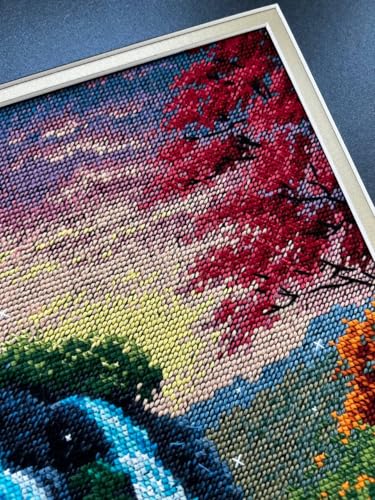 RIOLIS 2274 Magical Waterfall Counted Cross Stitch Kit 11.75 x 15.75 in - style: Magical Waterfall 2274