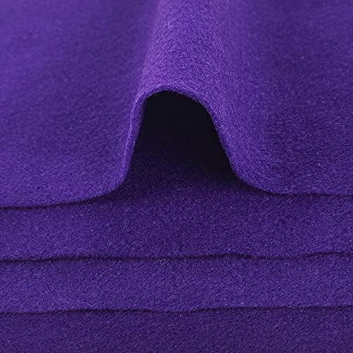 Jtnohx Soft Dark Purple Felt Sheets Flexible Felt Fabric for Crafts 12" - color: Dark Purple