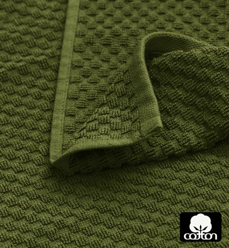 COTTON CRAFT Amazing Kitchen Towel - 12 Pack 100% Cotton Waffle Terry Towel - color: Harvest Multi, size: 12 Pack