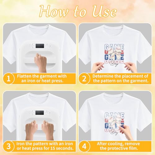16 Sheets Baseball Iron on Transfers for T-Shirts - style: Baseball