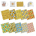 HTVSTD Yellow Sunflower Sublimation Transfer Ink Paper 10 Sheets 12 * 10in - color: Sunflower-10
