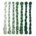 Natural 100% Silk Thread, Handmade Embroidery Thread Silk Floss 7 Colors 110m Each (19) - color: 19