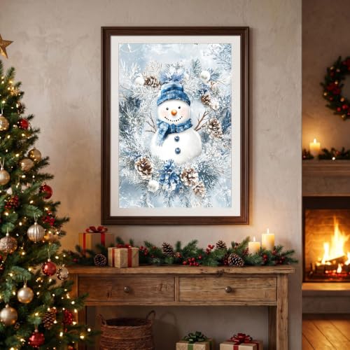 WUSARPLY Christmas Stamped Cross Stitch Kits for Beginners Adults 11CT - color: J184