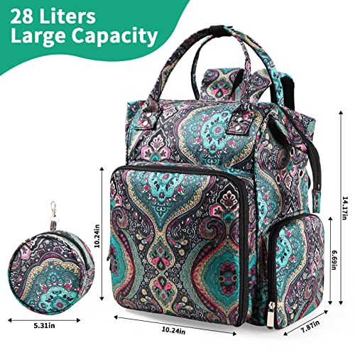 crochet bag,knitting bagBackpack and Tote Bag Storage Bag ，Large capacityYarn Storage Organizer Travel Crochet Bag Women Carrying Crochet Accessories Knitting Needles Crochet - color: GREEN