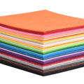 Craft 40pcs 4"x4" Felt Fabric Sheets for DIY Color Felt Cloth Projects