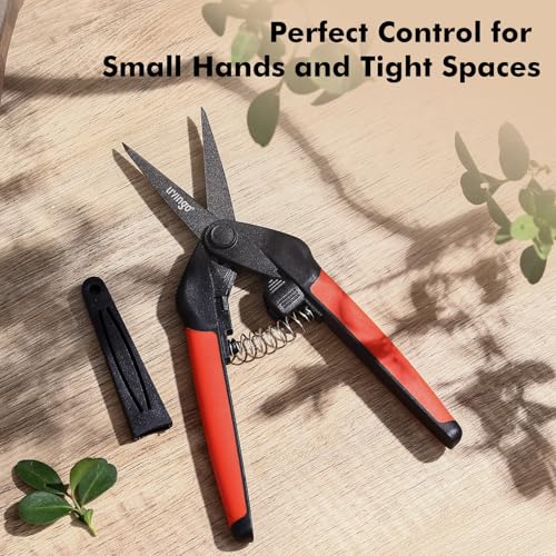 LIVINGO Garden Pruning Shears 2 Pack with Sharp Stainless Steel Blades