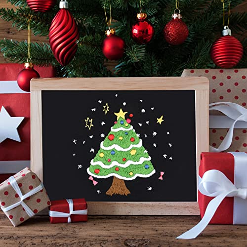 Canlierr 10 Sets Christmas Embroidery Kit, DIY Cross Stitch, Classic Style - style: Classic Style