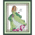 Stamped Cross Stitch Kits for Beginners- Full Set of Angel of Peace Embroidery for Adults,11 CT 3 Strands DIY Patterns Counted Arts Craft 14×17 inch - color: Angel of Peace