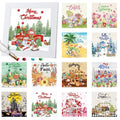Trandraft 13 Pcs Seasonal Holiday Small Diamond Art Kits for Adults Craft - style: Novel Style