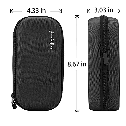 YOUSHARES Insulin Cooler Travel Case - Handy Medication Insulated Diabetic Carrying Cooling Bag for Insulin Pen, Glucose Meter and Diabetic Supplies with 3 Cooler Ice Pack - color: 01 Eva Dk