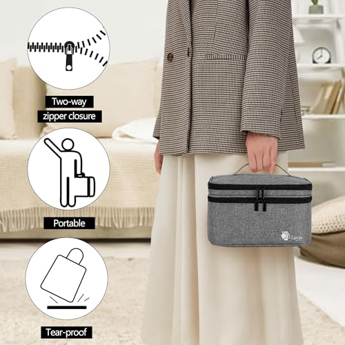 Luxja Double-Layer Large Sewing Organizer, Gray - color: Gray, size: Large