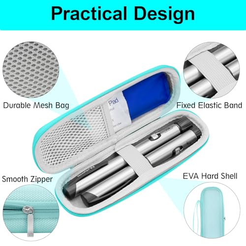sijidou Insulin Cooler Travel Case, Portable Insulin Travel Case, Insulin Cooling Cases Insulated Organizer for Insulins Pens (Green) - color: Green
