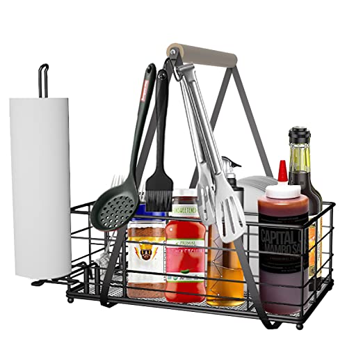 Grill Caddy BBQ for outdoor grill Utensil Picnic Caddy for Grill Camping