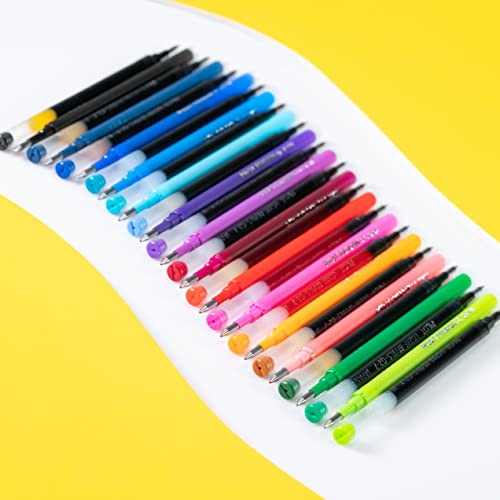 Pilot FriXion Ball Gel Pen Ink Refills for Erasable Pens, Fine Point, Black