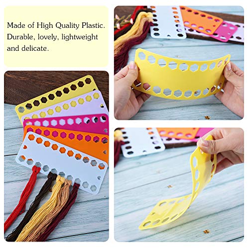 5 Pcs Embroidery Floss Organizer Cross Stitch Thread Holder Floss Bobbin
