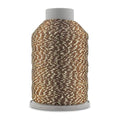 YarnArt Camellia Metallic Shimmer Fine Yarn – Polyester & Metallic Thread for Crochet, Embroidery & Jewelry Making – 20g & 50g Skeins, 192m (Brown Gold, 50g Skein) - color: Brown Gold, size: 50g Skein