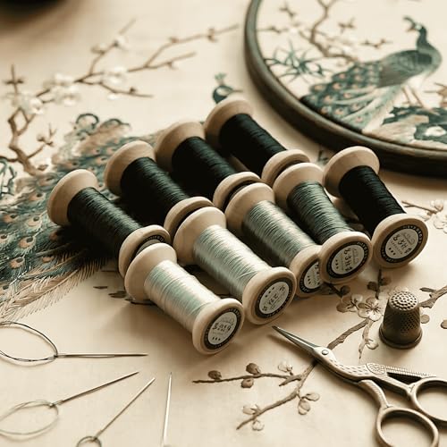 Natural 100% Mulberry Handmade Embroidery Silk Thread Silk Floss (43) - color: 43