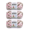 Bernat Baby Blanket Yarn for Crocheting Soft, Little Petunias, 3-Pack - color: Little Petunias, size: 3 Pack, style: Baby Blanket