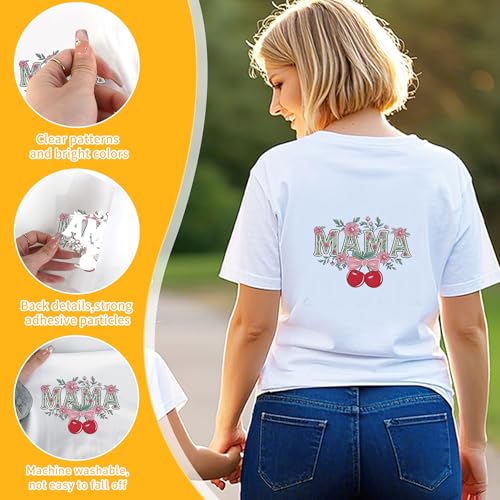 Mama DTF Transfers Ready to Press, Iron on Decals for T-Shirts - color: Mama641