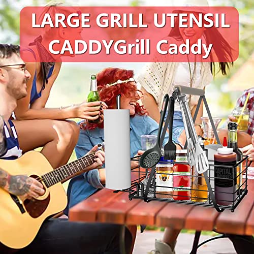 Grill Caddy BBQ for outdoor grill Utensil Picnic Caddy for Grill Camping