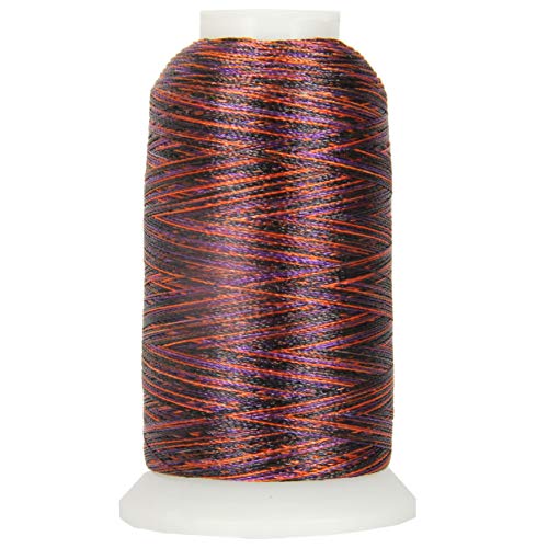 ThreadArt Polyester Machine Embroidery Thread, 1000M 40wt, Halloween - color: Halloween