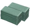 COTTON CRAFT Amazing Kitchen Towel - 12 Pack 100% Cotton Waffle Terry Towel - color: Seafoam, size: 12 Pack