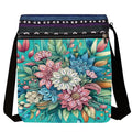 LSQFS Diamond Painting Crossbody Bag, DIY 5D Diamond Art Kits for Adults, PU Leather Art Bag with Adjustable Strap, Flower Pattern Gem Art for Adults, Craft Kits for Adults Women - color: Flowers 5