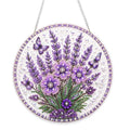 Eiflow Hanging Pearl Art Kits for Adults, Diamond Art Pearl Purple Flower - color: Pearl Flower